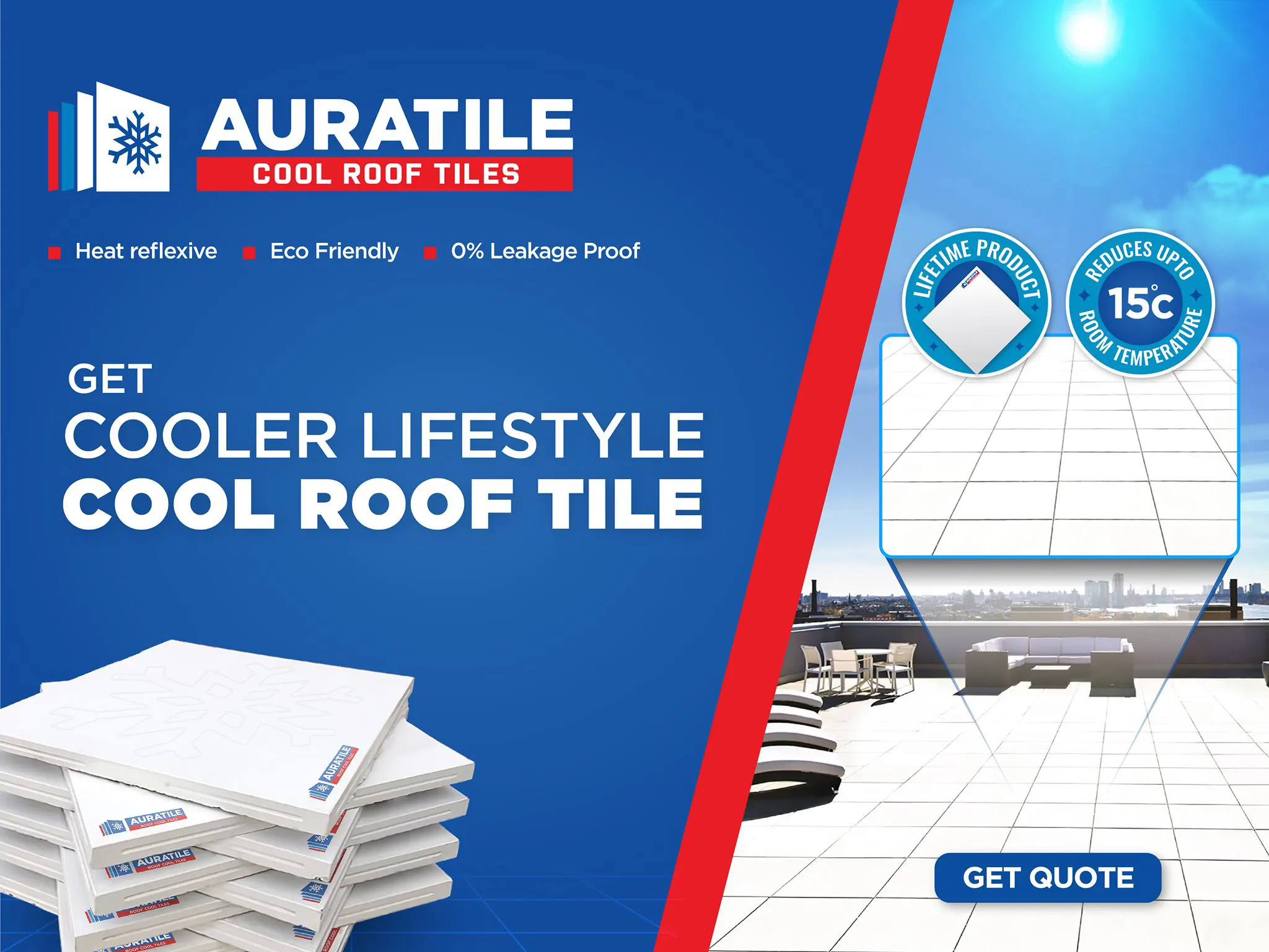 Benefits of cool roof tiles